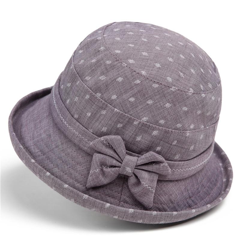 

Шикарная солнцезащитная шляпа для пожилых женщин с цветочным орнаментом, удобный крой — идеальный подарок на День бабушки и дедушки, надежная защита от солнца M（56-58cm） светло-фиолетовый