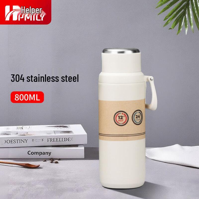 HPMILY 304 Stainless Steel Insulated Water Bottle with Tea Infuser