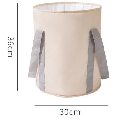 Solid Color Simple Foot Bath Bucket Foldable Outdoor Portable Insulation Foot Bath Bag Household Adult Durable Foot Bath Bucket