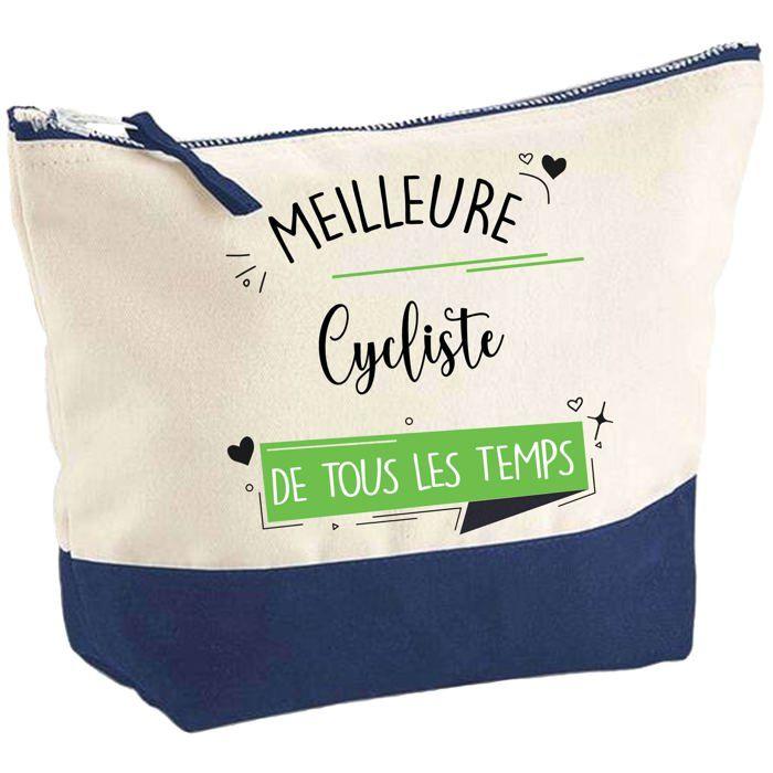 Trousse de maquillage - PLANETEE - Meilleure Cycliste de tous les temps - Grand format - Coton - Impression HD