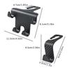 Car Seat Headrest Hook Carbon Fiber Mobile Phone Holder Vehicle Universal Holder Handbag Purse Coat Car Interior Accessories