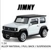 1:34 Scale SUZUKI Jimny SUV Alloy Car Model Diecasts Off-Road Pull Back Collect Kid Toy Birthday Gift Fast Furious Stylish Colle