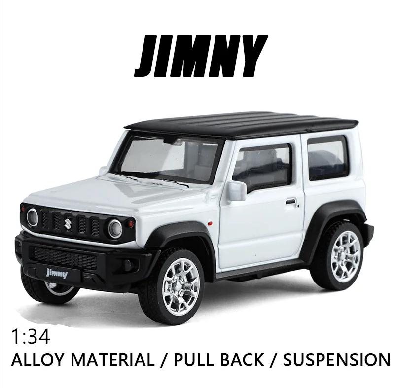 1:34 Scale SUZUKI Jimny SUV Alloy Car Model Diecasts Off-Road Pull Back Collect Kid Toy Birthday Gift Fast Furious Stylish Colle