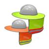 Safety Protective Gear Workers Hard Hat Neck Shield Helmet Sun Shade Reflective Stripe Cover