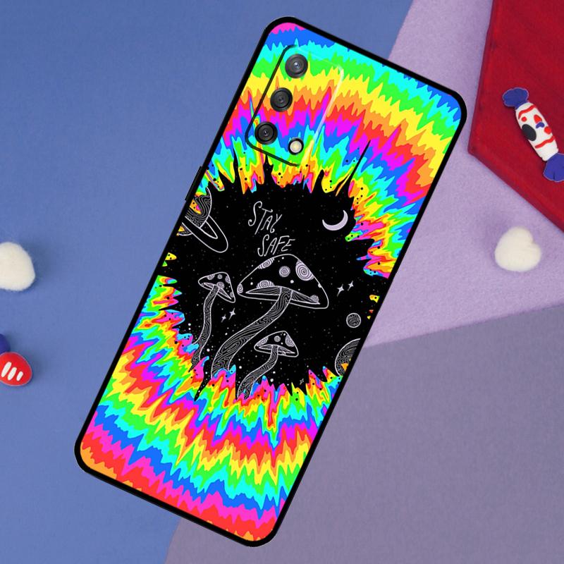 Weird Trippy Mushroom Case For Oppo A60 A80 A40 A6 A5 Pro A15 A16 A17 A57 A94 A74 A54 A76 A96 A18 A38 A58 A78 A98