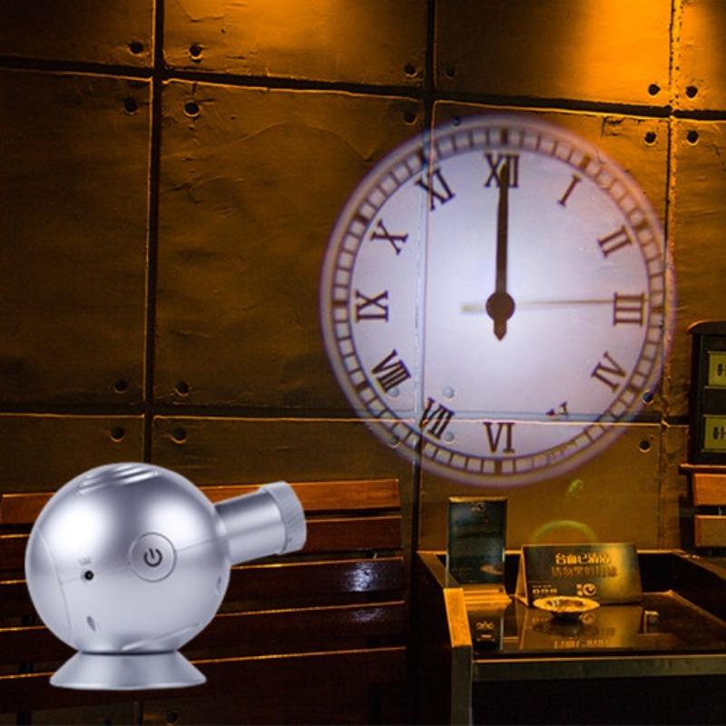 

LED Projection Table Clocks Round Adjustable Desk Watch Bedroom Creative Electron Wall Clock Modern Home Decoration Ornaments