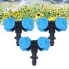 20PCS Adjustable Cross Spray Nozzle Plastic Irrigation Micro Nozzle  Greenhouse Misting