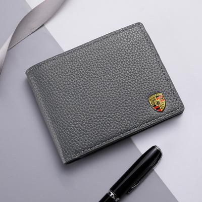 Pro Porsche Panamera Spyder Carrera Macan Boxster Cayman Cayenne 911 970 981 991 Držák na řidičský průkaz a kreditní karty Peněženka