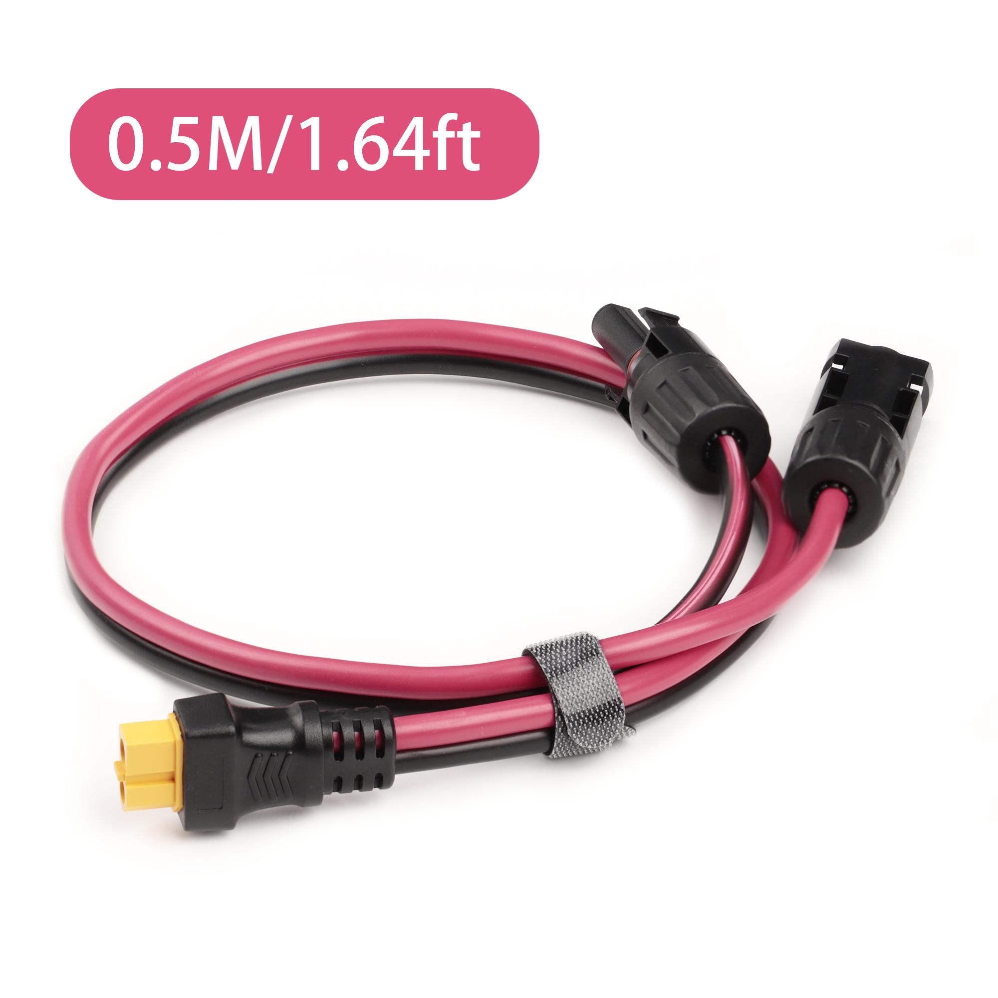 

XT60 Мама к Разъему для Солнечной Панели 12AWG Шнур Питания Кабель для Зарядки Накопителя Энергии Фотоэлектрические Элементы Аксессуары для Солнечной Системы