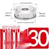 Dual-Sided Flat Timing Pulley: 5M50 Teeth, Width Options 11/16/21/27AF, Bore Size 8-30.