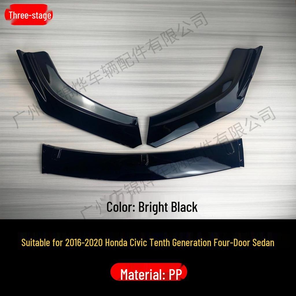Passend für 2016-2020 Honda Civic Limousine Frontstoßstange Lippe Splitter Spoiler Zierleiste