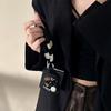 Etui na telefon z uchwytem-podstawką i poduszką powietrzną 'Kawa Niedźwiedź Uśmiech' dla Samsung Zflip6 Flip Fold Pocket2 dla Huawei