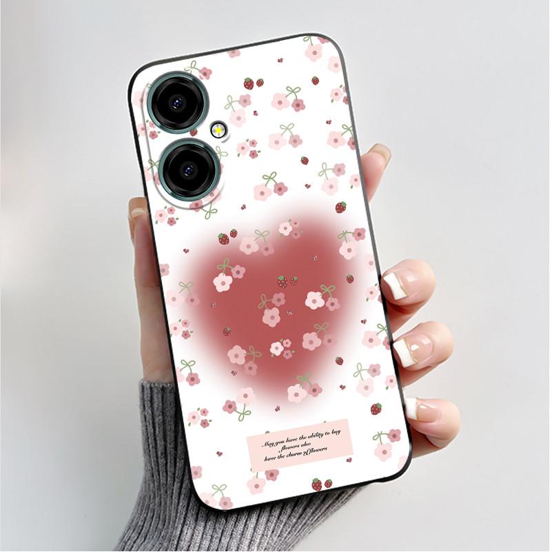 Luxury Fashion Butterfly Flowers Cases For BLU G64 Phone Case Shock Proof Black Soft Silicone Back Cover For BLU G64 G 64 Fundas