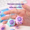 Mini Face-Changing Rock-Paper-Scissors Egg Keychain Toy - Creative Gift