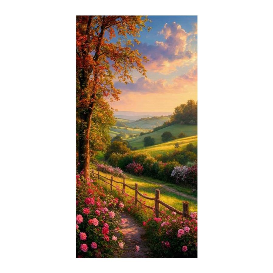 

Rural Landscape House Large Size Diamond Painting New Collection Scenery Diy Full Drill Rhinestone Embroidery Mosaic Cross Stitch Kits Square drill 30x60cm