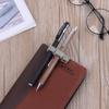 1PC Adjustable Spring Pen Holder Useful Metal Pen Clips Elastic Loop Portable Stationery Office Supplies