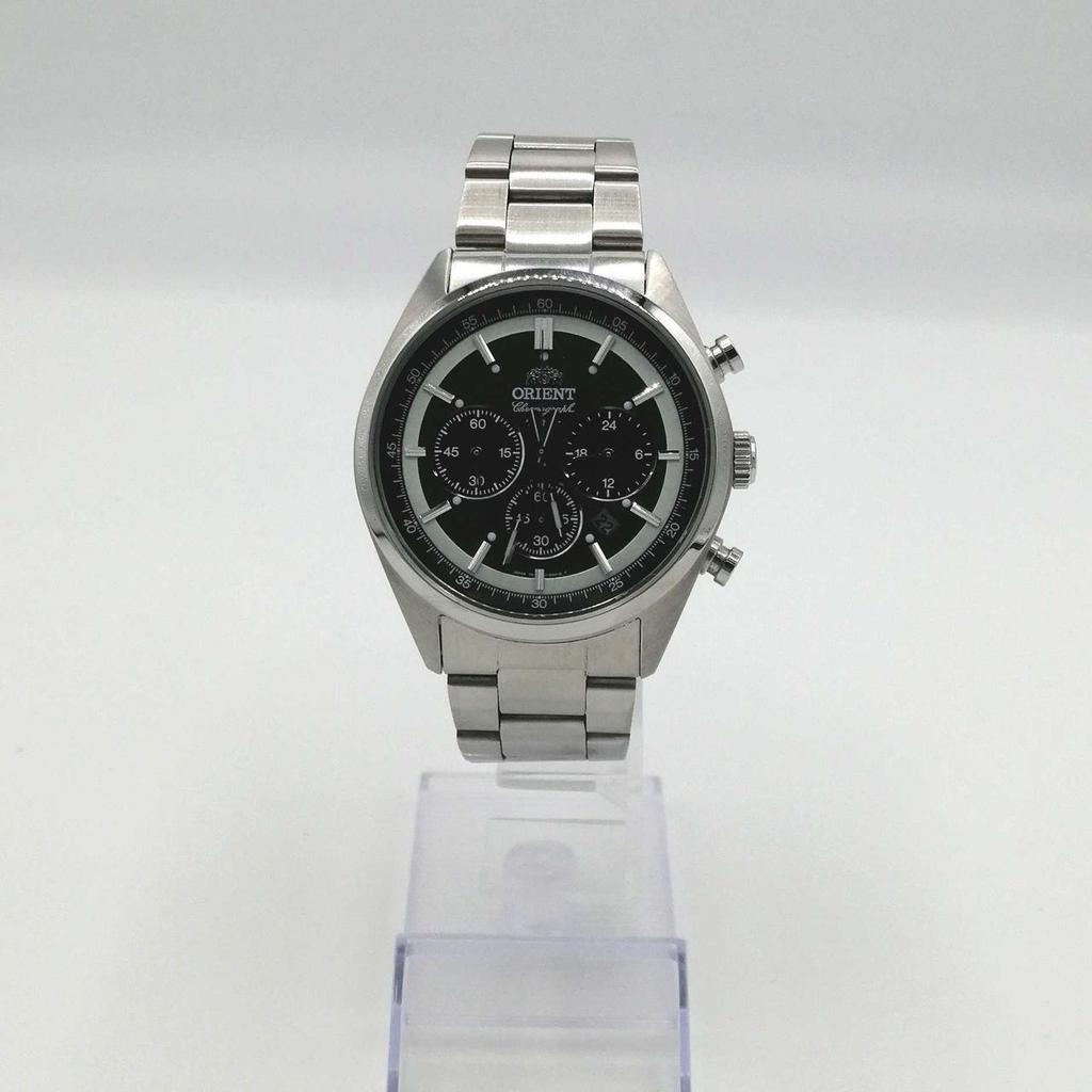 Used ORIENT TX00-C0-B Solar Chronograph