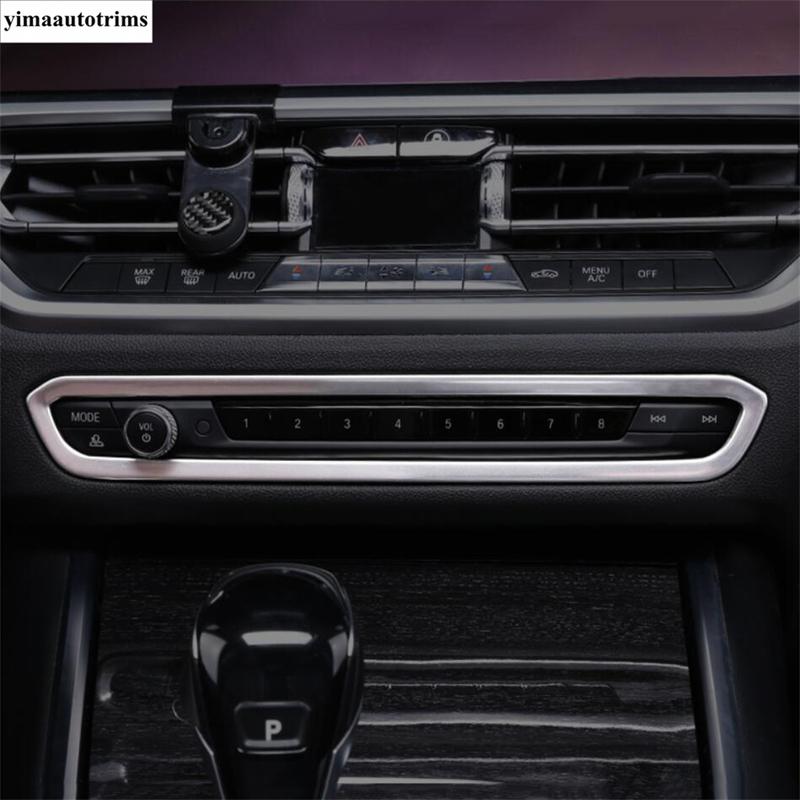 Dashboard Central Control Sound Volumn Adjust Knob Panel Frame Cover Trim Interior Accessories For BMW 3 Series G20  - 2024