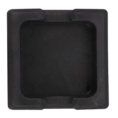 ABWR-75Mm X 75Mm Plastic Square Caps Tube Pipe Inserts End Blanking 6 Pcs