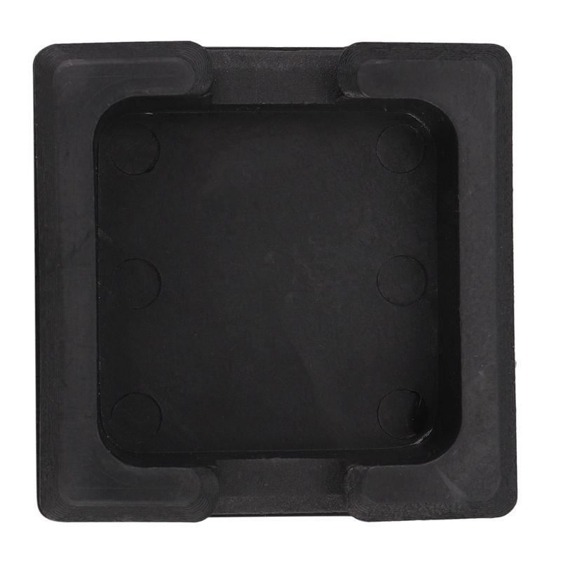 ABWR-75Mm X 75Mm Plastic Square Caps Tube Pipe Inserts End Blanking 6 Pcs