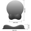 AntiSlip Mouse Pad With Memory Foam Wrist Rest Skin Friendly Ergonomic Wrist Support Gradient Color For Computer