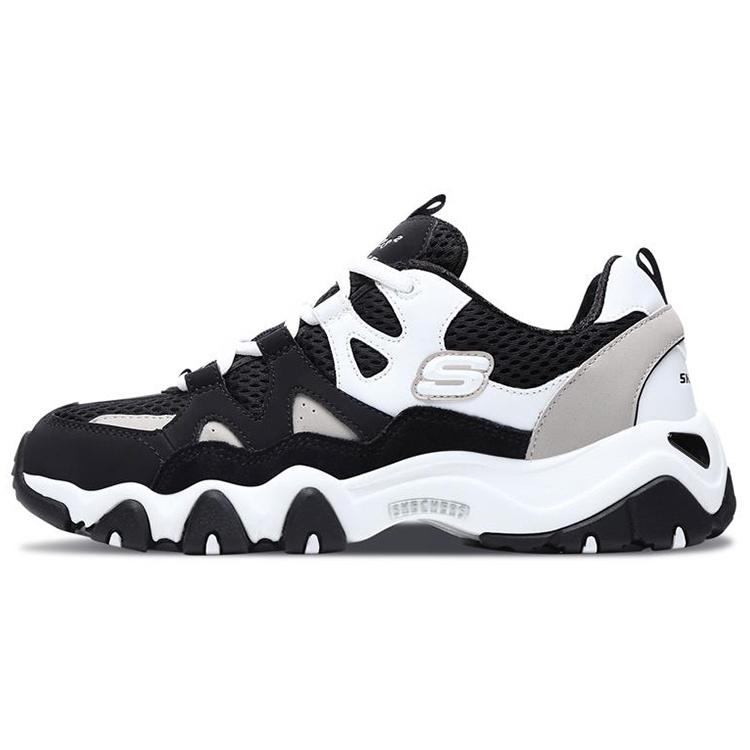 (WMNS) Skechers D lites 2.0 Sneaker Black/White/Grey Women s 99999693-BKW EU 42