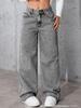 Women's Casual Fashion Striped Floor-Mopping Straight Pants Casual Pants