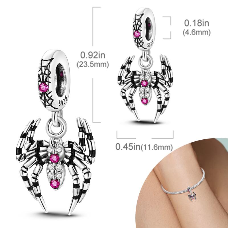 New 925 Silver Charms Bead Safety Chain Bead Fit Original Charms Bracelet Pendant Fine DIY Birthday Jewelry For Women