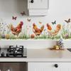 Country-style Rooster Kitchen Dining Room Home Background Beautification and Decoration Wall Stickers