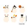 6pcs Adhesive Phone Figurine Surprise Toy Cute Figurine for Most Cellphone Halloween Pumpkin Telephone Toppers