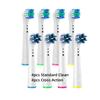 8/16Pcs Replacement Brush Heads for Oral B Electric Toothbrushes Floss Cross Action 3D Pro White Precision Standard Daily Clean