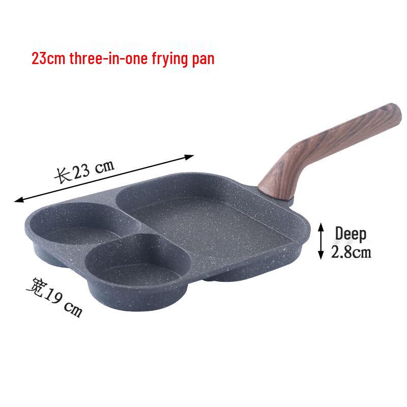 Lilang Maifan Stone 4-Hole Breakfast Frying Pan