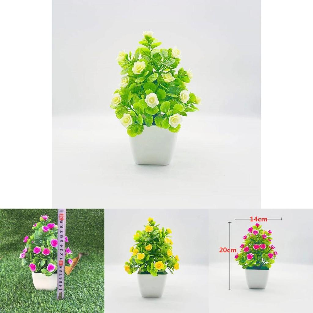 Imitation Rose Plant With Plastic Construction For Event Decoration And Gift Giving