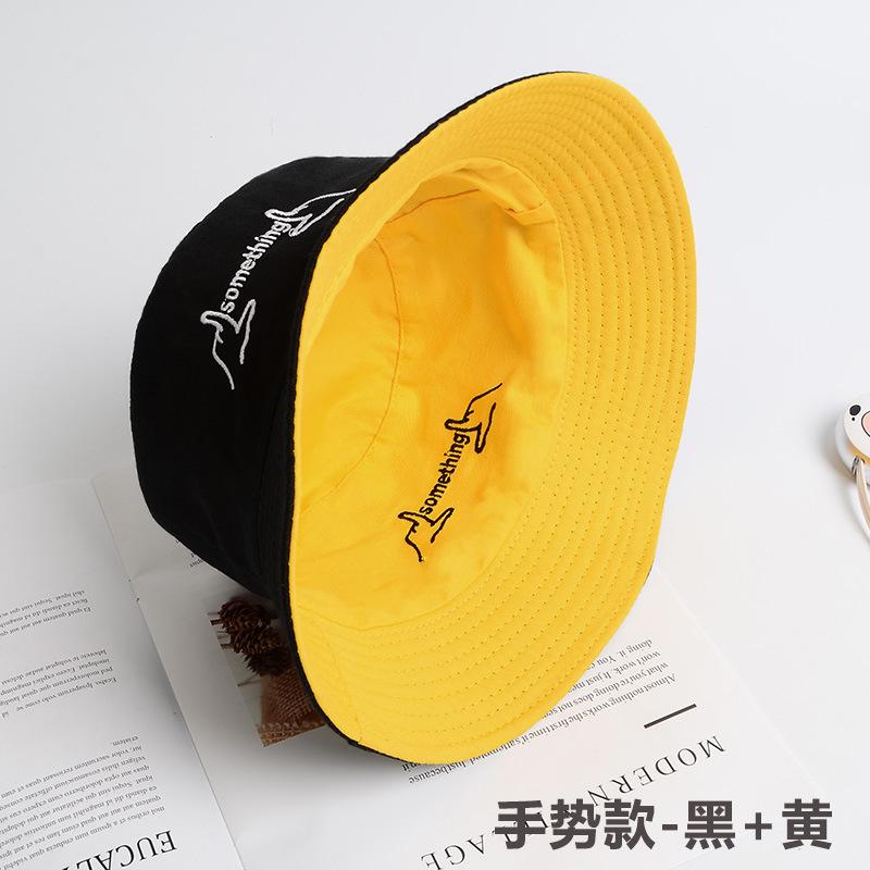 

GD маленькая ромашка двусторонняя панама женская весенне-летняя новая солнцезащитная шляпа-ведро мужская шляпа от солнца тонкая осенне-зимняя M（56-58cm）