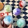 Hot Sale 1Pcs Crushed Ice Texture Squeeze Stress Ball Stress Relief Toys Slow Rising Ice Cracked Crystal Ball Fidget Toy