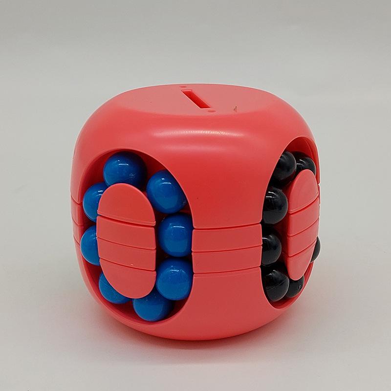 

Children s Hamburger Rubik s Cube Piggy Bank Toy розовый