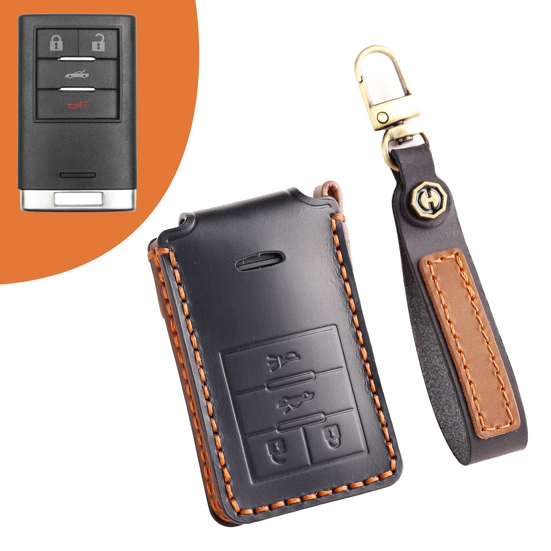 

Чехол для ключа Cadillac для моделей XTS, SRX, Escalade, ATS и SLS