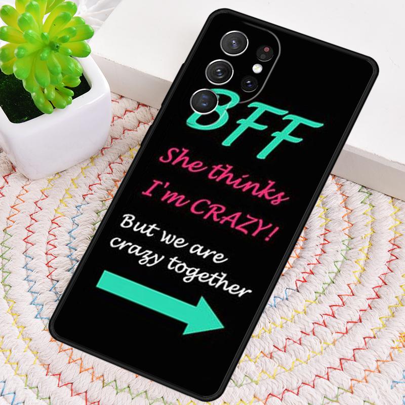 Best Friend BFF Phone Case for Samsung Galaxy note 10 pro S26 Ultra S23 S24 FE S25 S21 S22 PLUS shockproof Cove