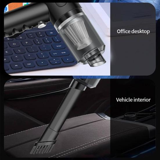 Cordless Handheld Vacuum Cleaner with Powerful Motor Strong Suction Low Noise Multifunctional Use Air Blower