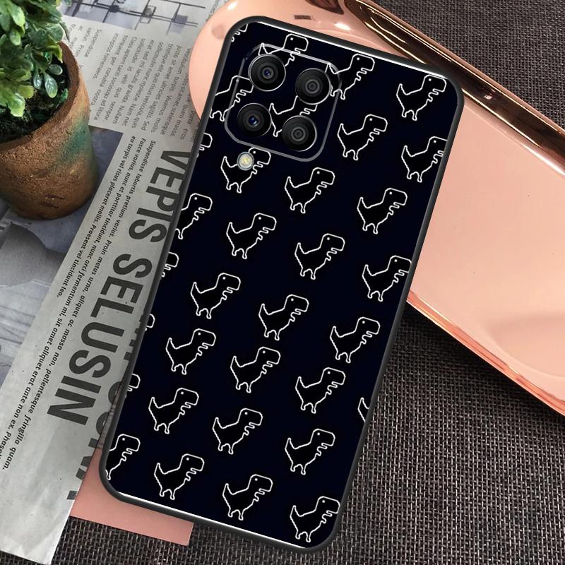 Cartoon Dinosaur Case For Samsung Galaxy M15 M55 M13 M23 M33 M53 M31 M51 M14 M34 M54 M20 M30s M12 M32 M52