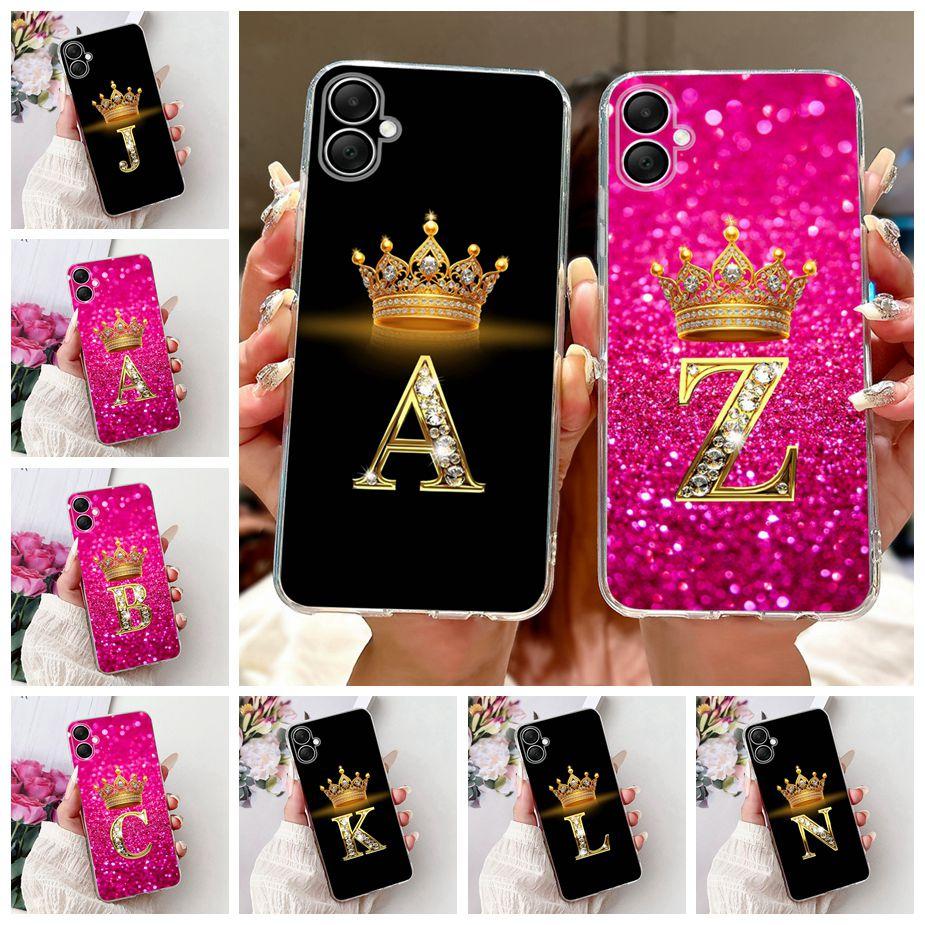 For Samsung Galaxy A05 A06 4G Case Luxury Letters Cover Soft Slim Phone Case For Samsung A06 A 05 s Galaxy A05s A 06 Fundas Bags