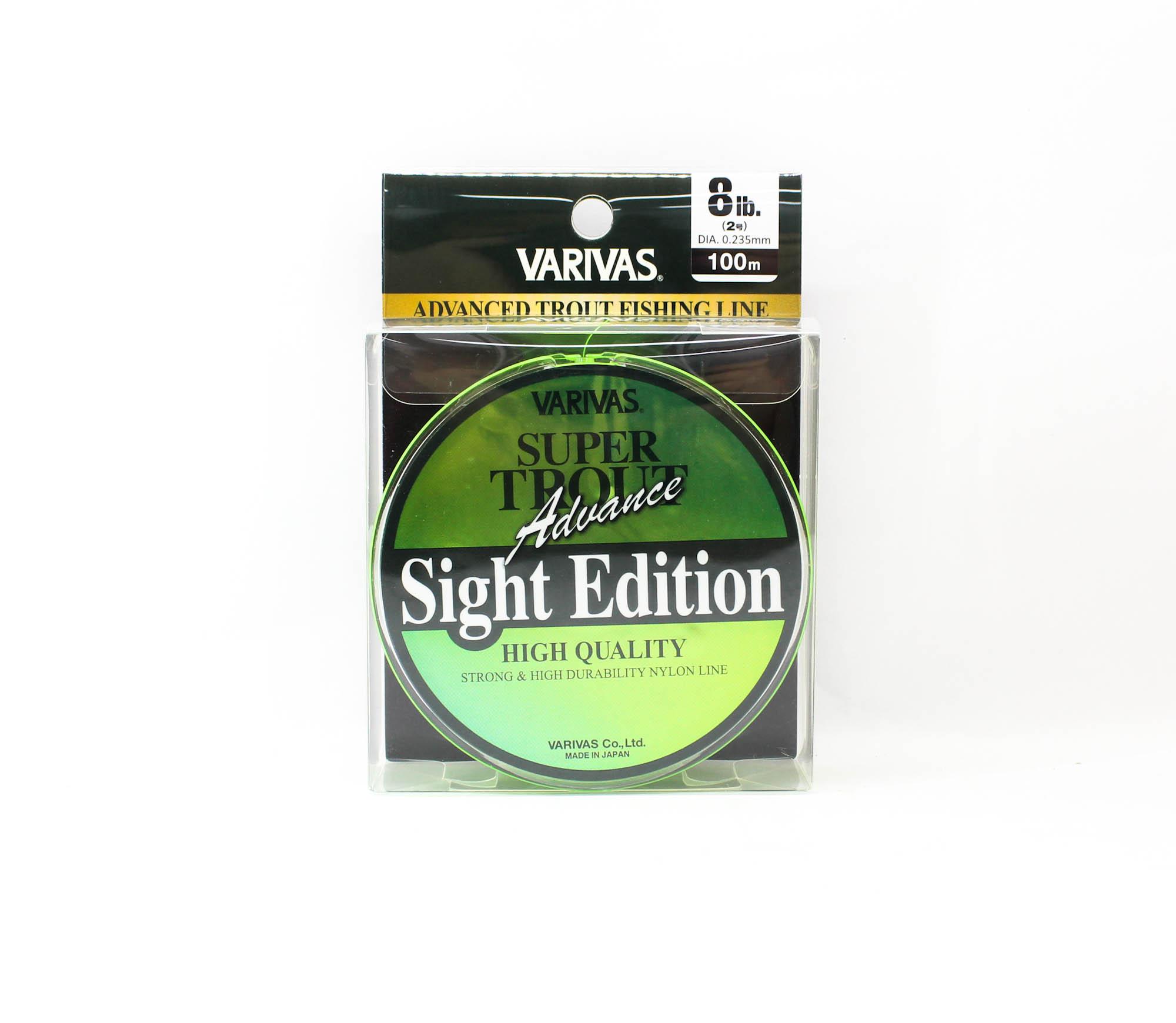 

Леска Varivas Nylon Super Trout Advance Sight Edition 100м 8lb (6921) зеленый лайм