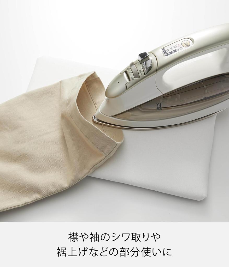 Yamazaki Flat Ironing W31 X X 5118 Board, White, Approx. D18.5 H2cm, Tower, Compact, Space-Saving,