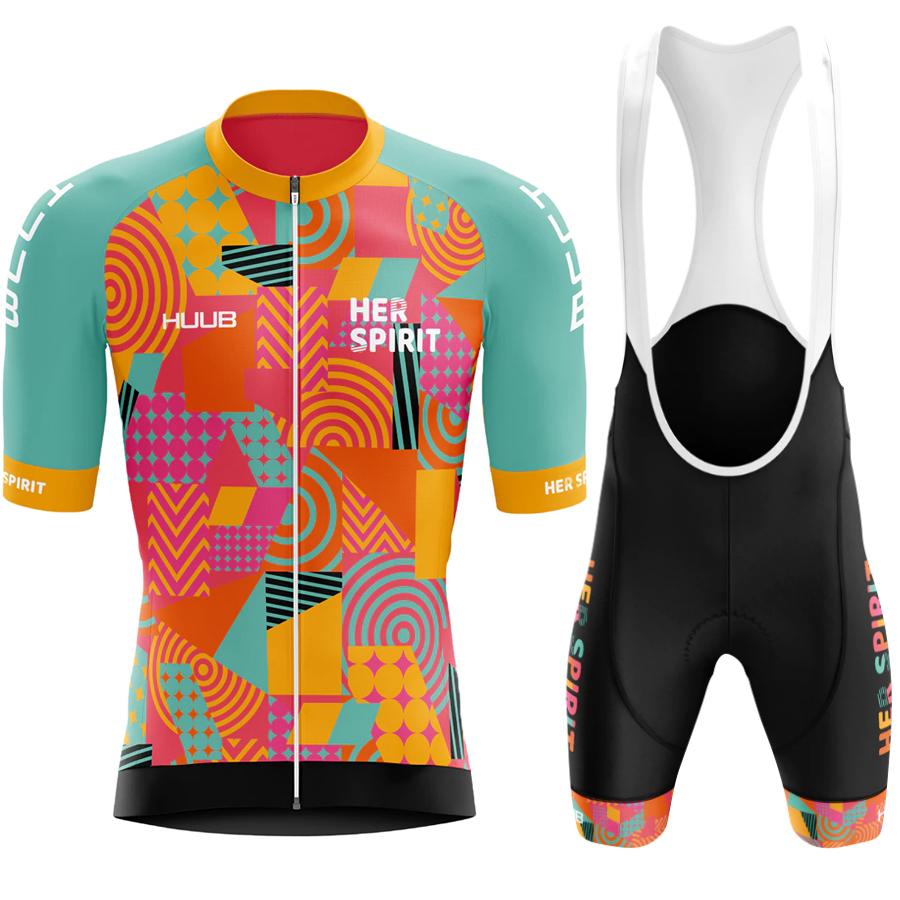 Wieler Jersey Set Rcc Huub Men's Cycling Clothing Summer Cycling Suit With Short Sleeves Ropa Ciclismo Hombre 2026 Summer Breathable Cycling Suit Set