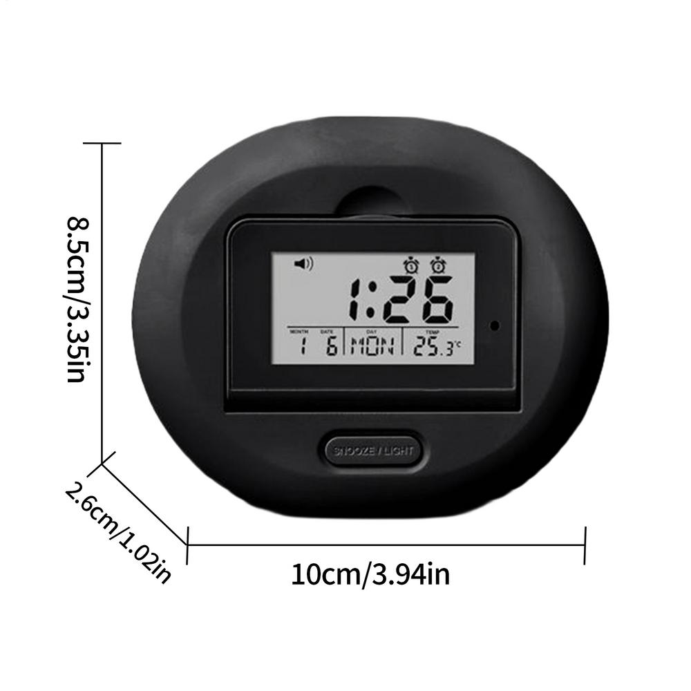 Vibrating LED Digital Alarm Clock Timekeeping Equipment With 3 Modes Countdown Temperature Display Weekdays And Weekends