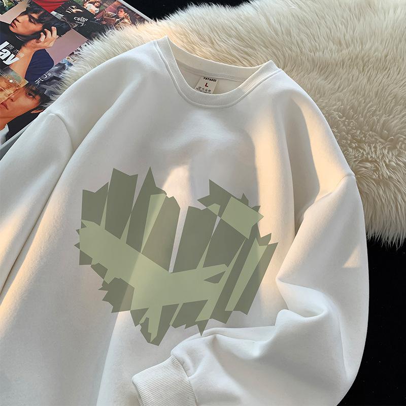 

Long-sleeved T-shirt Men s Round Neck Sweater in Autumn and Winter with A Sense of Design Niche Autumn Bottoming Shirt Top. B Practical Use M