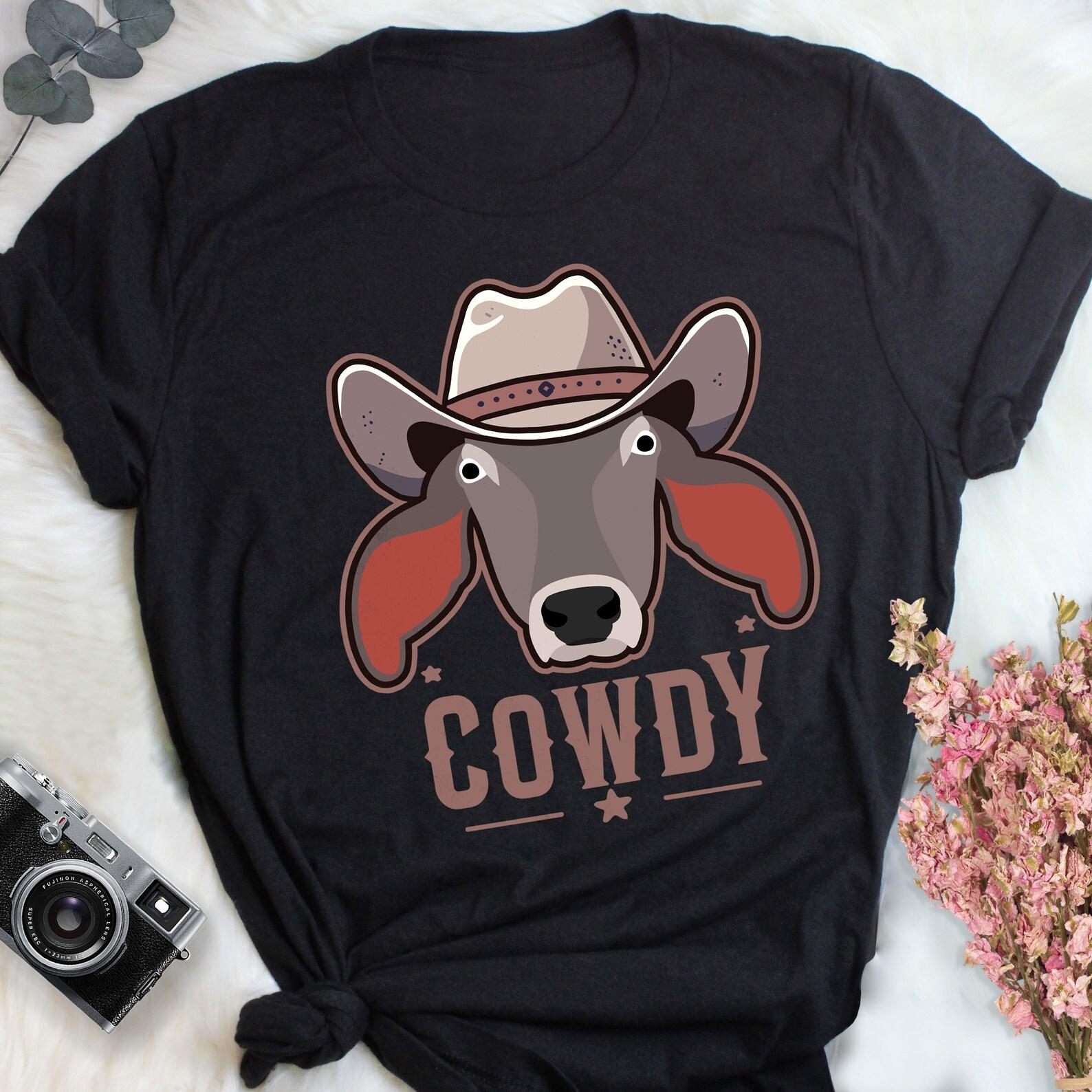 Brahman Cow Shirt, , , Funny Cowboy Lover Gift, Cowdy, Cute Howdy T-shirt, Western Tee Texas Meme Farm Cow Farmer Rancher Homestead 120