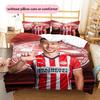Ivan Perisic Pattern Bedding Home Decoration Birthday Gift ( 1 duvet cover + 2 pillowcase, without core),fan merchandise.
