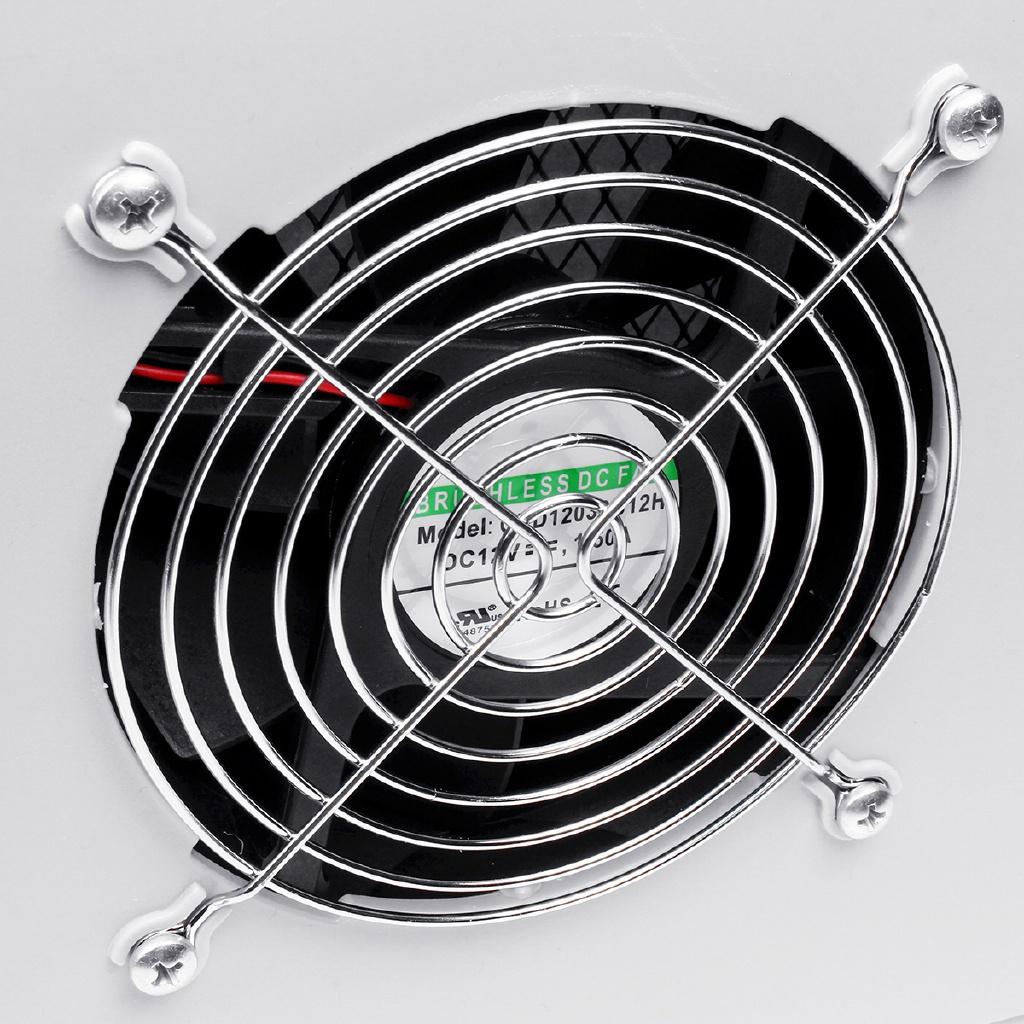 110-220V Portable Exhaust Filter Extractor Fan Set Model Turn Table Fiberglass Filter Sponges LED Airbrush Paint Spray booth Kit