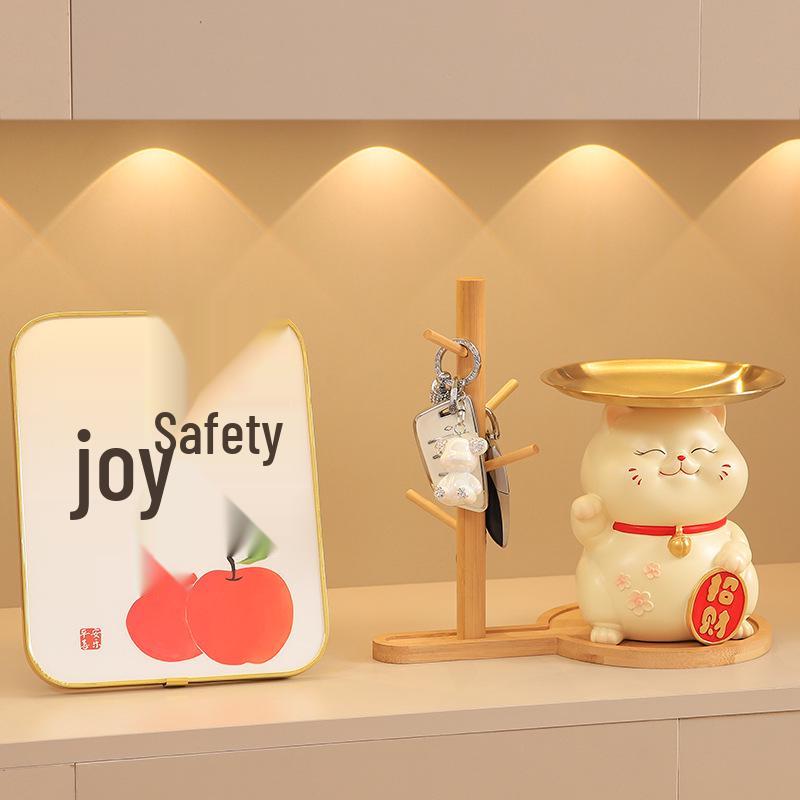Creative Chubby Maneki-neko Entryway Display Ornament - Home & Living Room Housewarming Gift